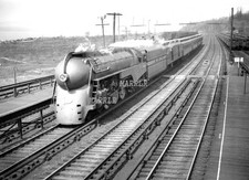 RR Photo-NEW YORK CENTRAL NYC 5450  4-6-4 Action at Croton NY  4/17/1938 picture
