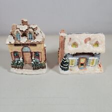 AVON Winter Village Collection Santas Workshop and Home Sweet Home picture