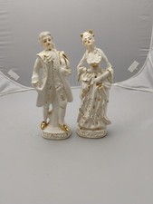 Vintage Porcelain Colonial Couple picture