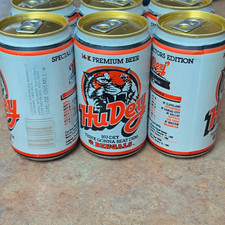 Hudepohl Hu-Dey 14K Premium Beer Cincinnati Bengals Pull Tab Cans picture