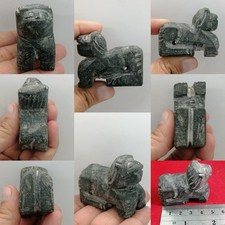 Wonderful Old Stone Carved Animal Rare Roman  Amulet picture