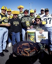 Green Bay Wisconsin 2000s Green Bay Packers Cheesehead Fans Bratwursts picture