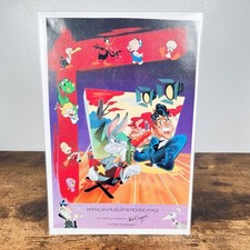 VTG Bob Clampett Mueseum of the Moving Image | Mini Poster Bugs Bunny 1989 picture