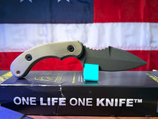 TOPS Knives Felony Stop Fixed Blade Drop Point Plain Edge Black Steel Sheath picture