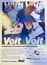 1989 Vintage Magazine Advertisement Voit Maximum Performance Sneakers picture