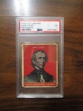 1932 U.S. CARAMEL PRESIDENTS  John Tyler PSA 1 picture