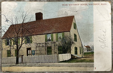 Dean Winthrop House Winthrop Massachusetts 1908 UDB Postcard C134 picture