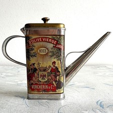 Vintage Huile D'Olive (olive oil) Can ~ Collectible Kitchen & Farmhouse Décor picture