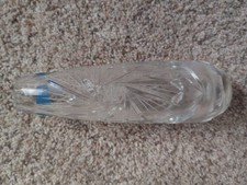 Vintage Violetta 24% Lead Crystal Bud Vase 7-8