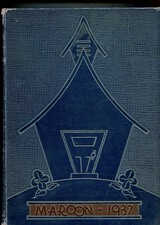 1937 Elgin High School Original Yearbook, Elgin, Illinois, Nice Cond picture