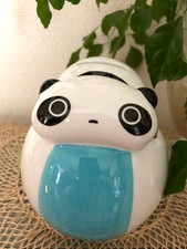 Rare Tare Panda Piggy Bank Licensed Temari Collectible Used picture