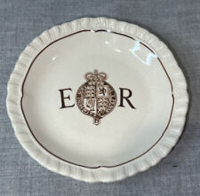 VTG SPODE Queen Elizabeth II Silver Jubilee Trinket Pin Dish RARE picture