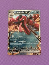 Pokémon TCG Krookodile Ex 055/086 Double Rare - Chaos Rising NM/M picture