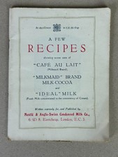 Vintage Promotional Cookery Booklet Recipes Nestle Milk Products 1920s-1930s picture