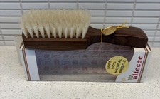 VTG New Altesse 4318P 7” Wooden White Boar Bristle Hairbrush France NOS picture