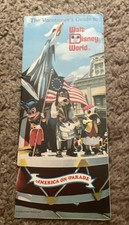 Walt Disney World Vacationer Guide 1975 America On Parade BiCentennial Pamphlet picture
