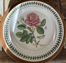 Portmeirion Botanic Garden Dinner Plate Royal Highness Rose 10.5”D, England picture