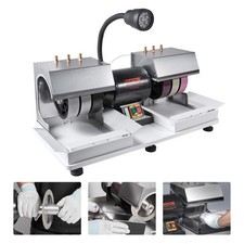 VEVOR 6in Cabbing Machine Lapidary Rock Grinder Polisher Gem Faceting Machine picture