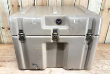 Pelican Hardigg Footlocker Tan Case 25x19x19 Military PSI Waterproof picture