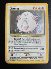 Chansey Holo 3/102 Base Set HP picture