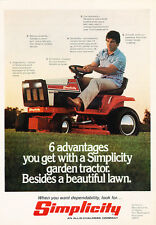 1979 Allis Chalmers Simplicity Lawn Mower Classic Advertisement Print Ad J95 picture