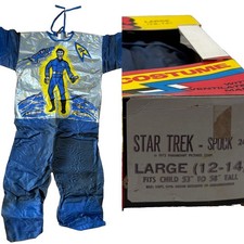 Vintage 1973 Ben Cooper Spock Star Trek Costume Kid’s Size Large 12-14 RARE READ picture