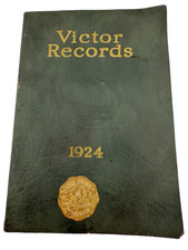 Vintage Victor Records 1924 Catalog Book Price Guide Music Phonograph picture
