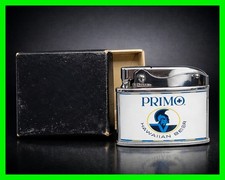 Vintage Primo Beer Advertising Petrol Lighter w/ Box - Pocket Lighter – Unfired  picture