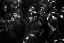 Miners wait to go their underground shift coal mining community of- Old Photo 2 picture