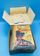 1958 Argentina ZORRO COMPLETE BOX w/60 Paper Packs Walt Disney Productions picture