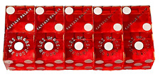 Dice Caesar's Palace Casino Las Vegas NV 2-Sticks(10-Dice) 19mm Red Polished picture