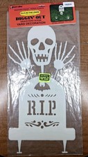 VTG Halloween Clown Alley Digging Out Graveyard Scene Glow In The Dark NOS picture