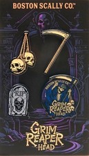Boston Scally GRIM REAPER PIN SET. Will Ship the same day I receive from B.S. picture