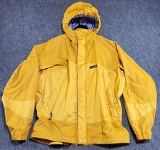 Vtg Patagonia Direct X Techinal Waterproof Hardshell Yellow Jacket Sz Medium picture