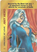 Marvle OVERPOWER Any Hero Unlucky at Love - OPD - OP promo - Black Cat - Rare picture