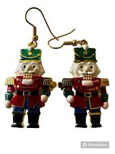 Discontinued Lunch At The Ritz Christmas ￼Nutcracker Earrings LATR 2GO USA picture