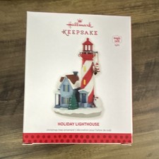 2013 Hallmark Keepsake Magic Ornament Holiday Lighthouse - 2nd In Series picture
