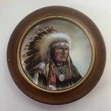 Native American Strength Of The Sioux commemorative plate With Display picture
