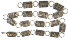 Vnt  Navajo Lloyd Becenti Horse Theme Concho Belt  925 Sterling Silver 188.2gr picture