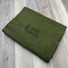 Authentic US Army Wool Blanket USGI 66in x 84in 100% Wool NEW 7210-00-282-7950 picture