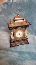 Brass And Marble Mantel Wind-up Clock picture