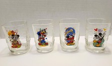 McDonald's Walt Disney World 2000 Mickey Celebration Set of 4 Square Glasses picture