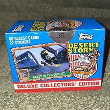 1991 Topps Desert Storm Deluxe Collector's Edition Factory-Sealed Set picture