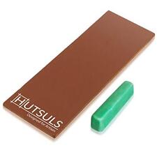 Hutsuls Brown Leather Strop with Compound - Get Razor-Sharp Edges with Stropp... picture