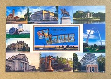 New postcard 4x6 St. Louis Multiview Missouri picture