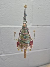 Patience Brewster Christmas Krinkles Tree Lady Mini Ornament Dept 56 Retired picture