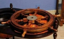 NEW SHIPS LOVERS BOAT BRASS GIFT VINTAGE NAUTICAL ANTIQUE BEAUTIFUL WHEEL picture