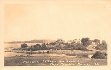 RPPC Cape Porpoise ME Marland Cottages and Gardens 1920s era picture