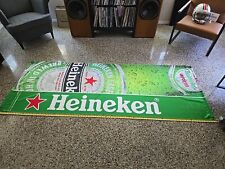 Vintage Thick Cloth Heineken Beer Banner 94 Inches X 35 Inches picture