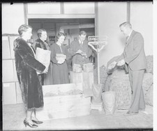 Teachers Being Paid with Food 1933 Photo Potatoes for Pay. When the banks clos picture